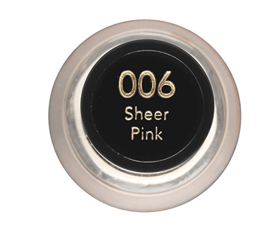 Revlon Nail Enamel, Chip Resistant Nail Polish, Glossy Shine Finish, in Nude/Brown, 006 Sheer Pink, 0.5 oz