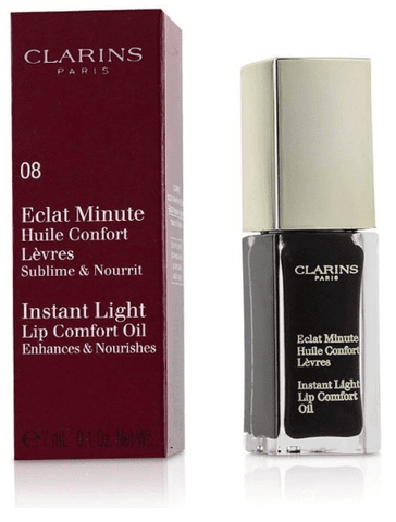 Clarins - Eclat Minute Instant Light Lip Comfort Oil - # 08 Blackberry(7ml/0.1oz)