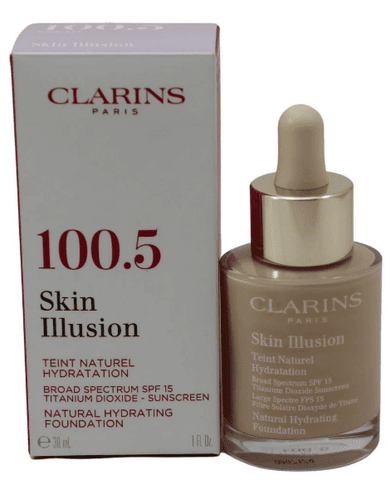Clarins Skin Illusion Hydrating Foundation Spf15 (100.5 Cream) 1oz New In Box