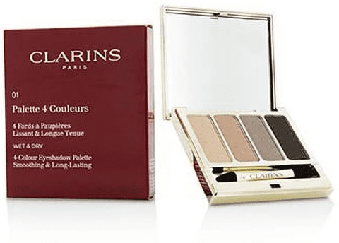 Clarins 4 Colour Eyeshadow Palette (Smoothing & Long Lasting) - #01 Nude 6.9g