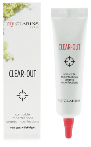 Clarins Clear-Out Targets Imperfections Cream for Women, 0.5 oz